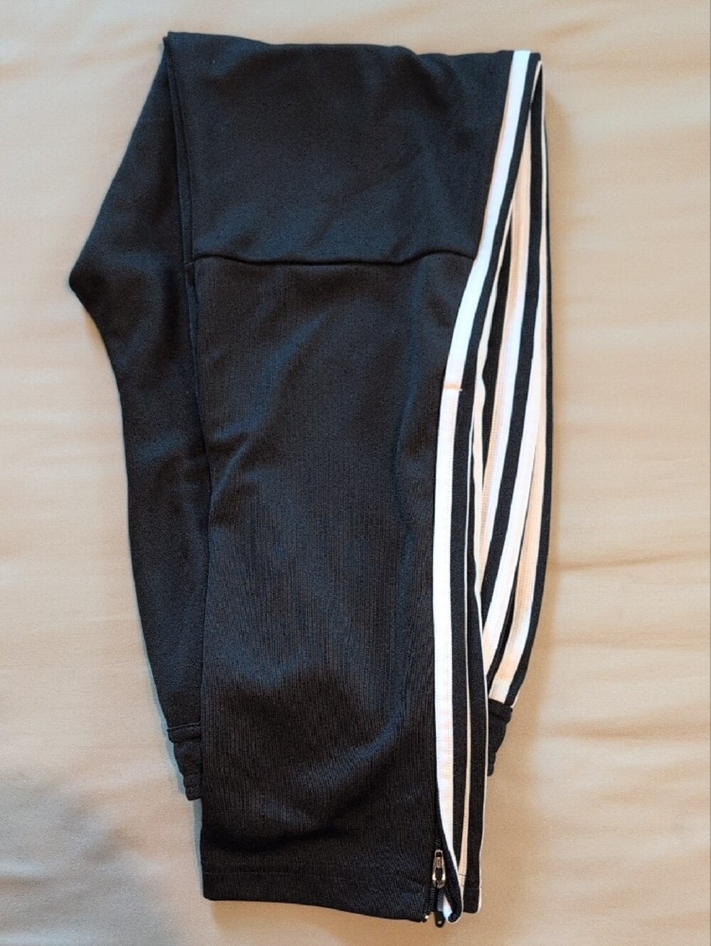adidas Black Joggers with White Side Stripes - Kids - Picture 7 of 7